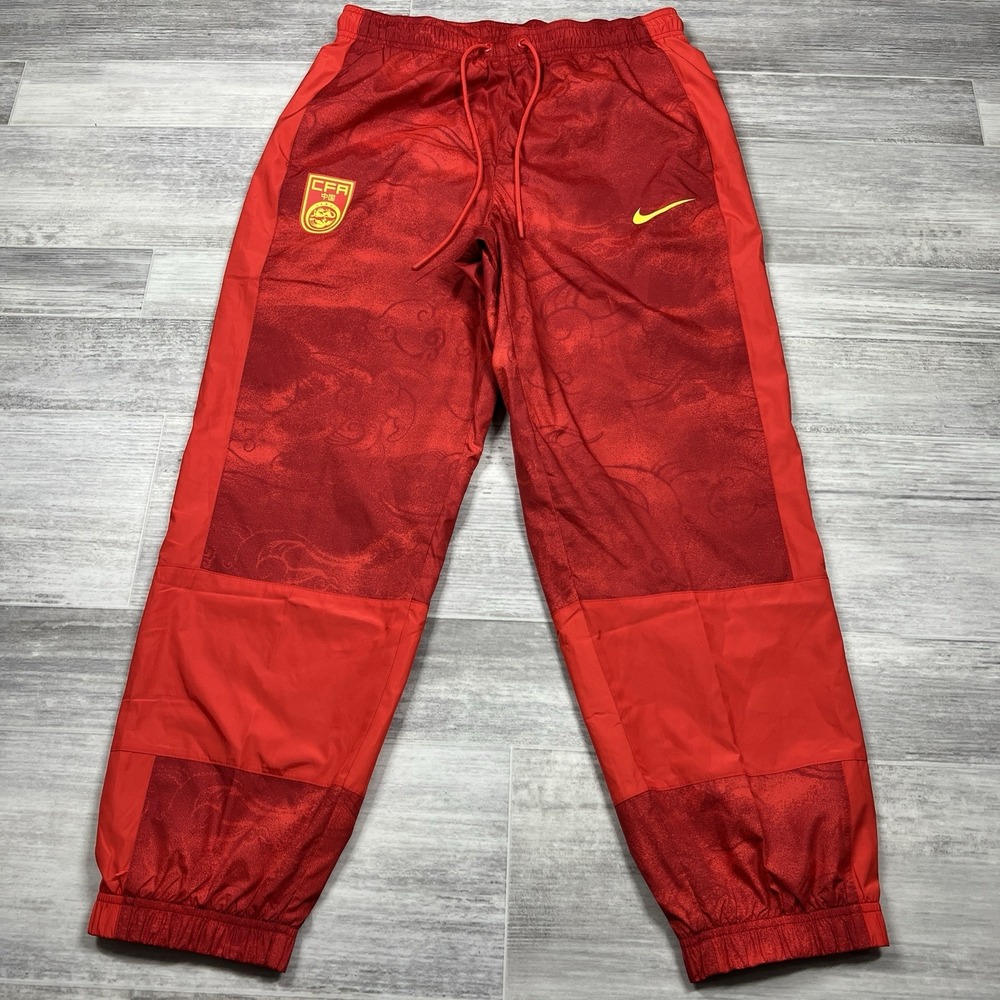 Nike Women's Team CFA China Soccer Windbreaker Pants Size Mdn DV1955-687‎ Jogger